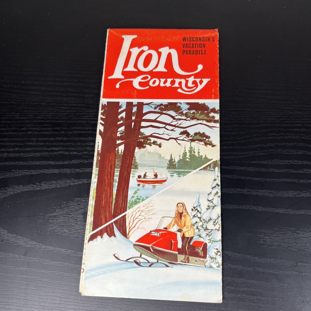 Iron County Wisconsin Vacation Paradise Map